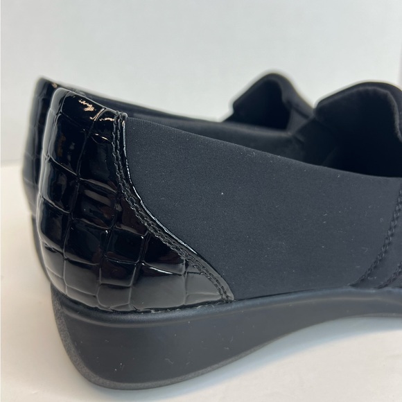 Clarks Collection Gael Rex Black Croc Print Loafer Shoes 26102169 Size 10M XLNT - Picture 6 of 14